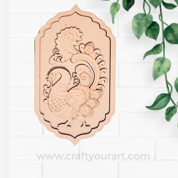 Peacock Jharokha Pre Marked Design 1