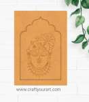 Premarked Jharokha Design 1 MDF Shrinath Ji
