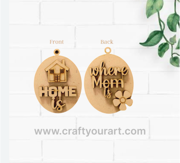 Mothers day Keychain Base Design 7