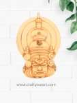 Kathakali Face with Inner Lines