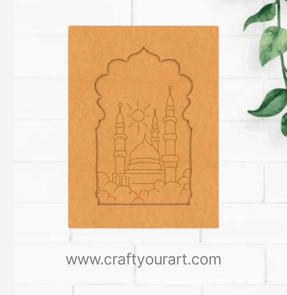 Premarked Jharokha Design 4 MDF mosque