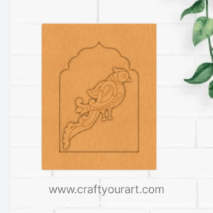 Premarked jharokha Design MDF 11 rajasthani Parrot