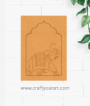 Premarked jharokha Design MDF 15 Elephant jharokha