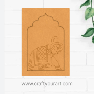 Premarked jharokha Design  MDF 15 Elephant jharokha