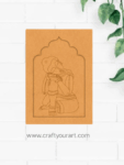 Premarked jharokha Design MDF 20 Buddha jharokha