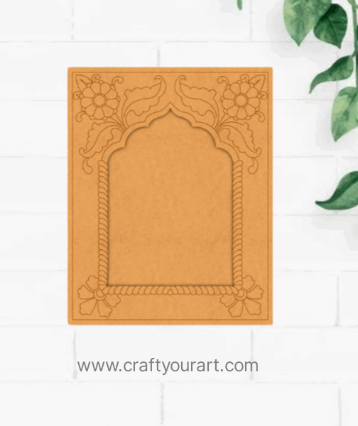 Premarked jharokha Design MDF 23 Floral jharokha