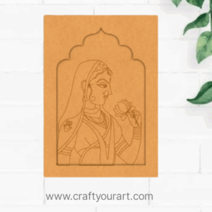 Premarked jharokha Design MDF 24 Maharani Bani Thani jharokha