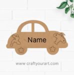 Car Nameplate MDF Design 1