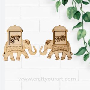 Elephant Shubh Labh MDF Design 20
