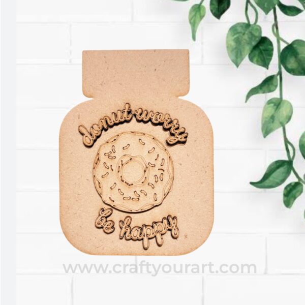 Mason Jar 2 layer with Quote Pre Marked Design 3
