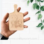 Chopping Board 2 layer with Quote Pre Marked Design 1