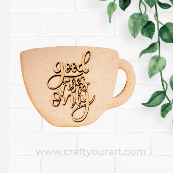 Cup 2 layer with Quote Pre Marked Design 1