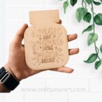 Mason Jar 2 layer with Quote Pre Marked Design 2