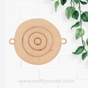 Evil Eye Bead Rakhi Pre Marked MDF Design 1