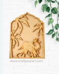 Rajasthani Camel Jharokha Frame Pre Marked MDF Design 1