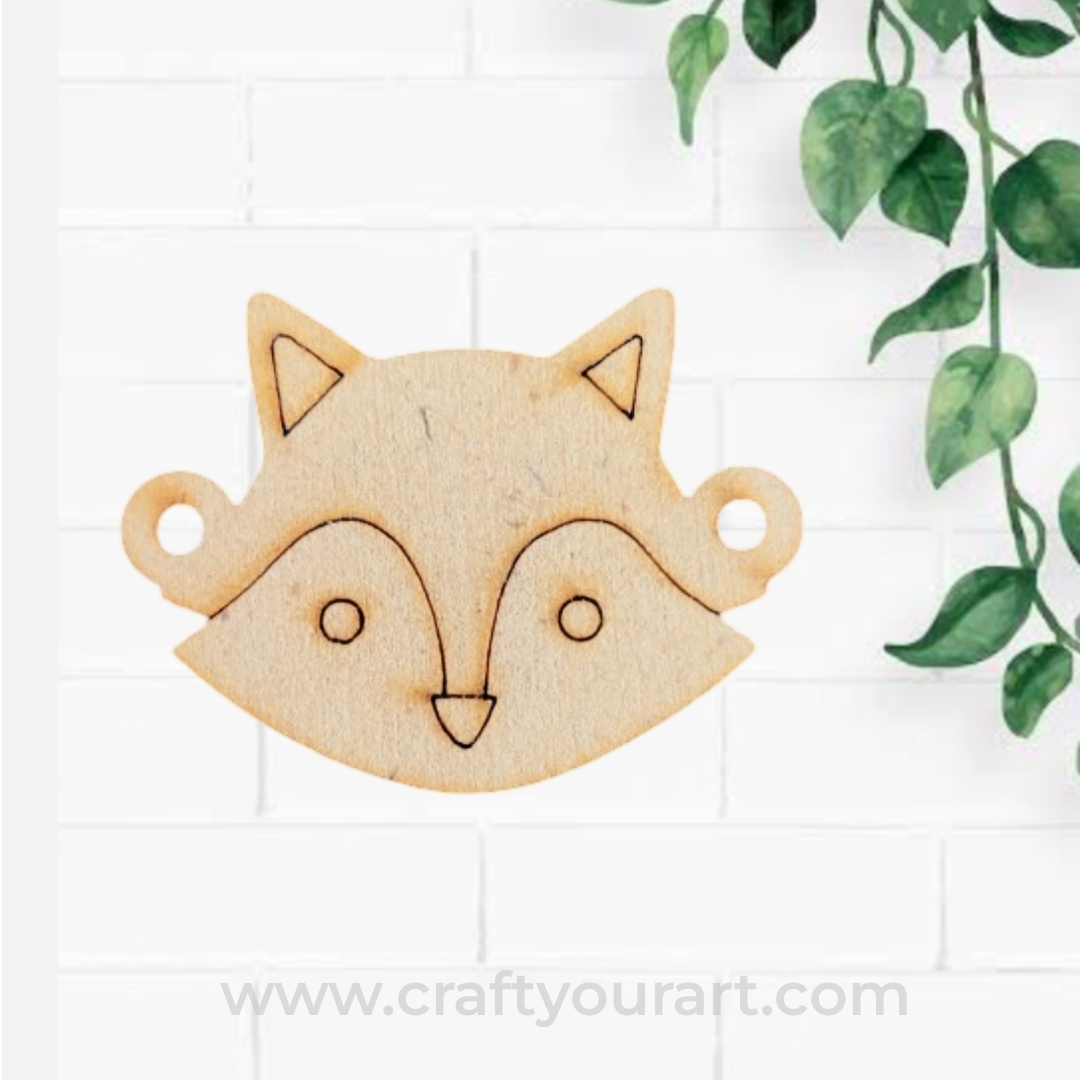 Fox Rakhi Pre Marked MDF Design 1