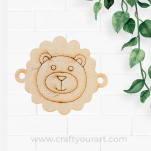 Teddy Bear Rakhi Pre Marked MDF Design 1