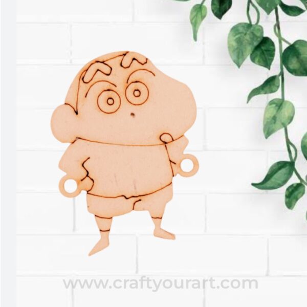 Sinchan Rakhi Pre Marked MDF Design 1