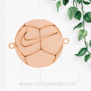 Nike Football Rakhi Pre Marked MDF Design 1