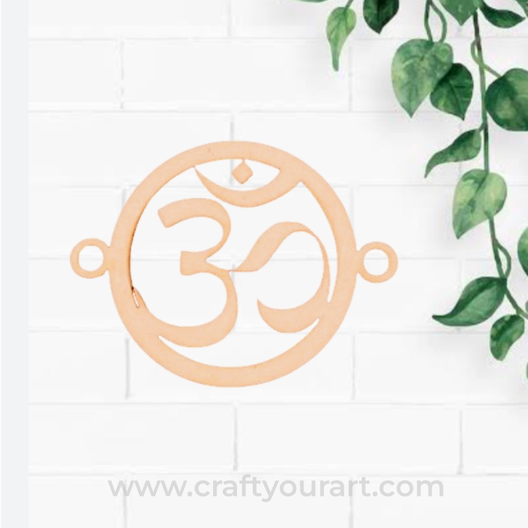Om Rakhi Pre Marked MDF Design 1