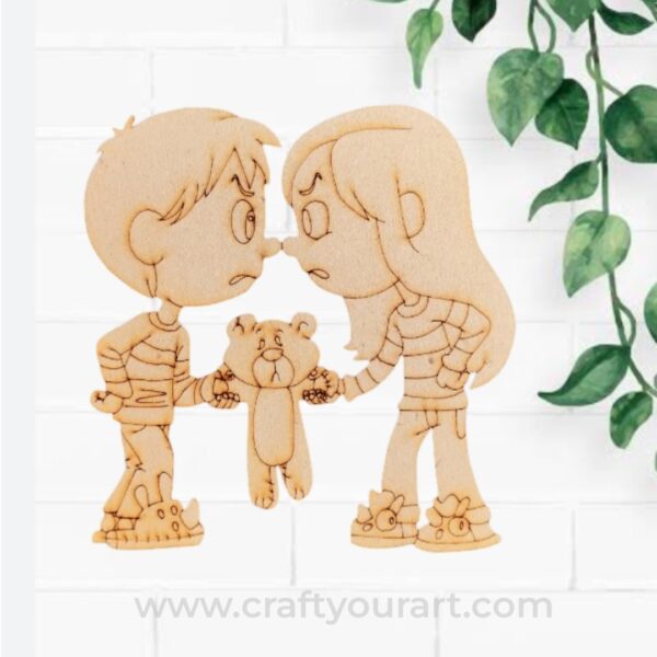 Brother Sister Pre Marked MDF Design 12