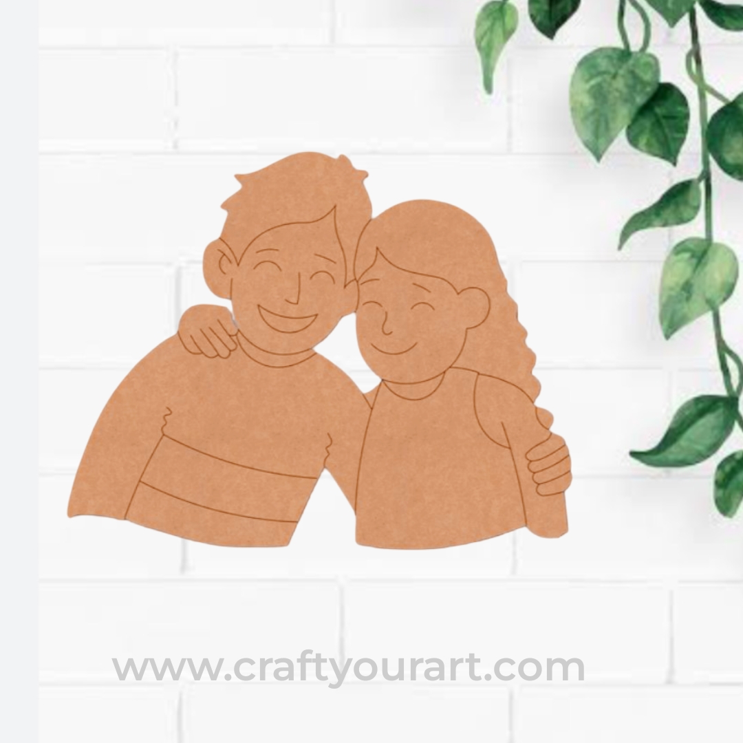 Brother Sister Pre Marked MDF Design 10