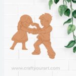 Brother sister Pre Marked MDF Design 1