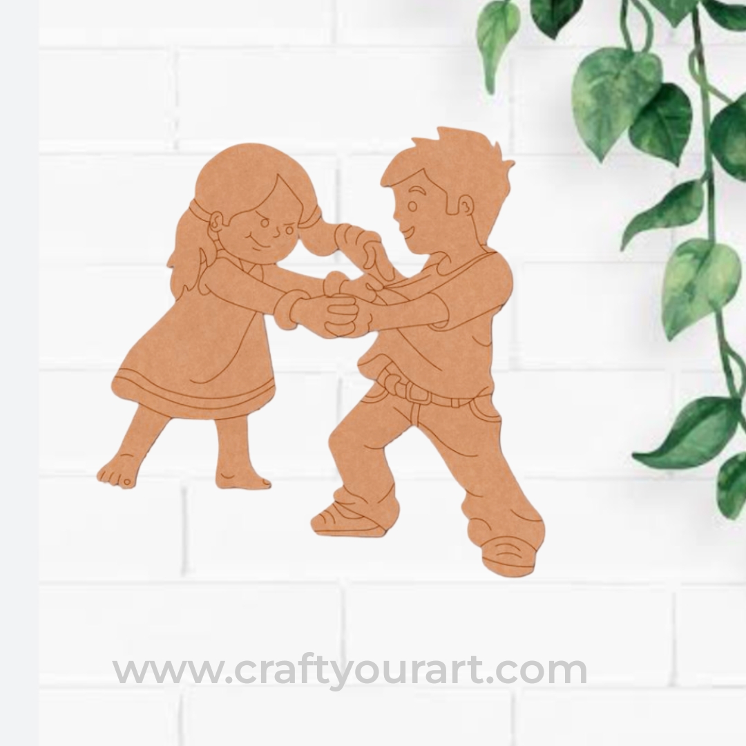 Brother sister Pre Marked MDF Design 1