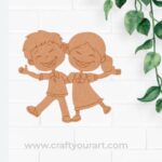 Brother Sister Pre Marked MDF Design 19