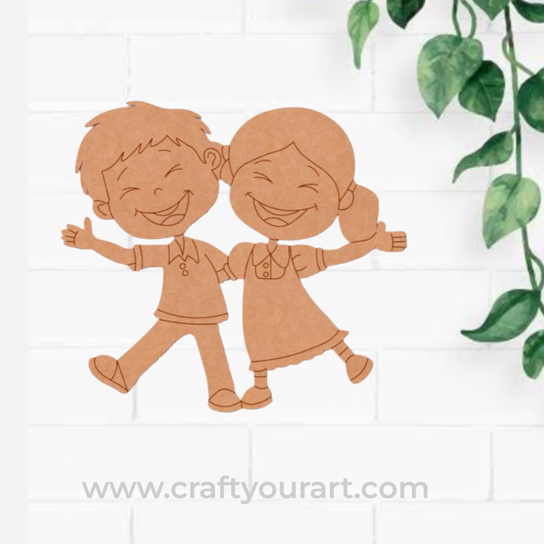 Brother Sister Pre Marked MDF Design 19