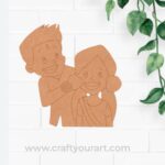 Brother Sister Pre Marked MDF Design 24