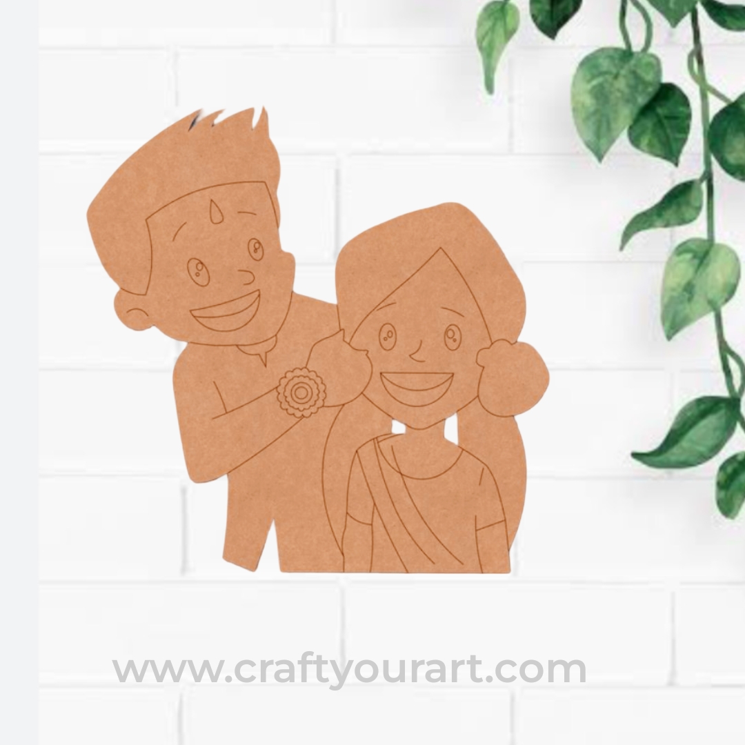 Brother Sister Pre Marked MDF Design 24