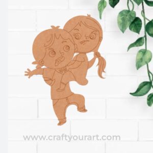 Brother Sister Pre Marked MDF Design 8