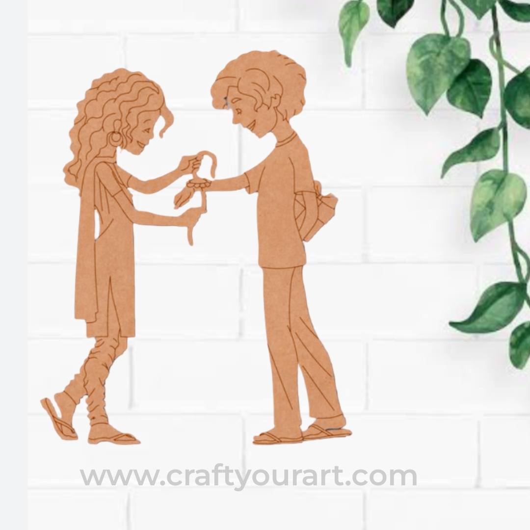 Brother Sister Pre Marked MDF Design 34