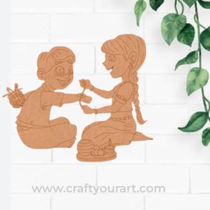 Brother Sister Pre Marked MDF Design 35