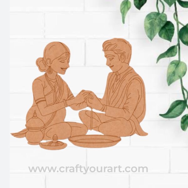 Brother Sister Pre Marked MDF Design 36