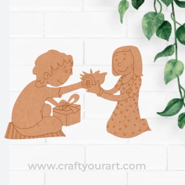 Brother Sister Pre Marked MDF Design 39
