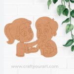 Brother Sister Pre Marked MDF Design 41