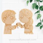 Brother Sister Pre Marked MDF Design 15
