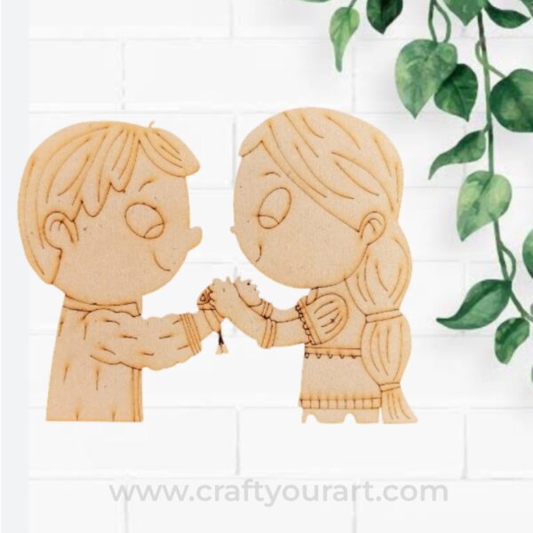 Brother Sister Pre Marked MDF Design 15