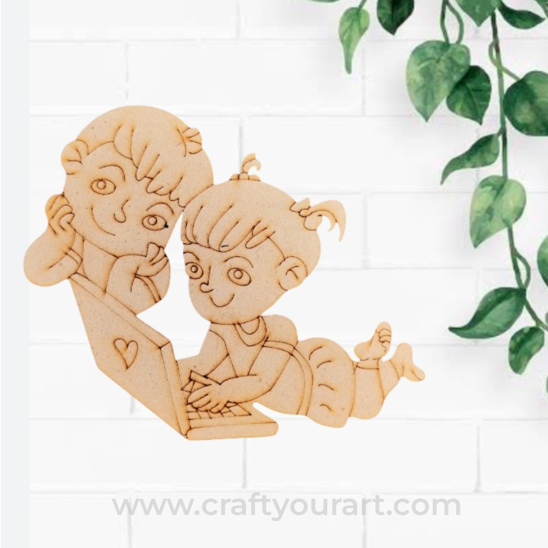 Brother Sister Pre Marked MDF Design 17
