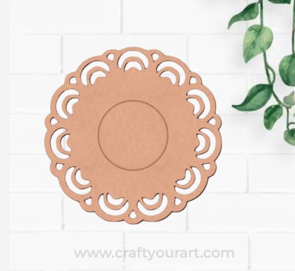 Diya Tealight Holder MDF Design 33