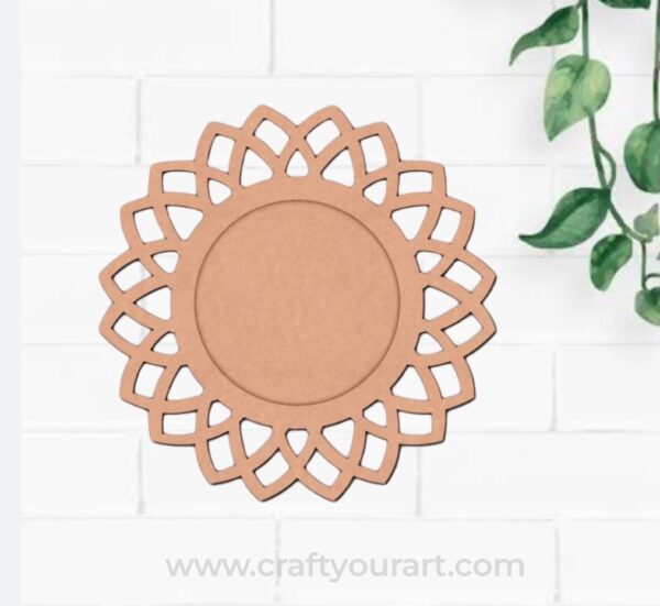 Diya Tealight Holder MDF Design 34