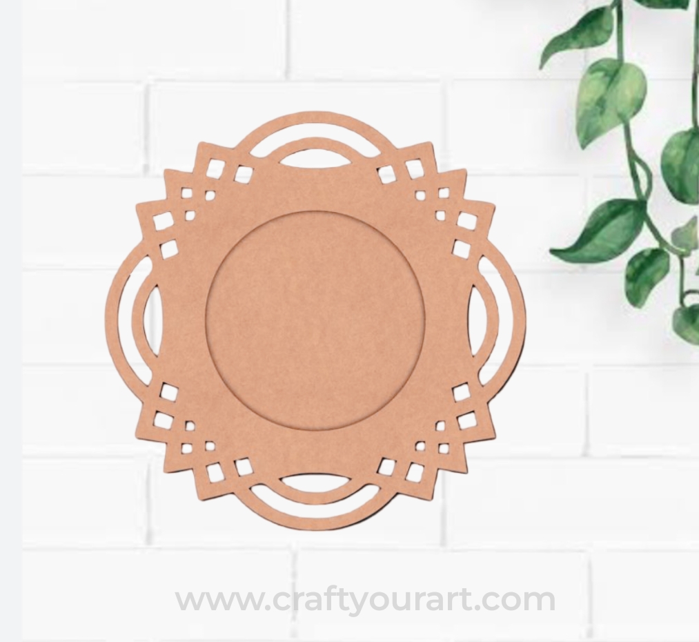 Diya Tealight Holder MDF Design 37