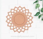 Diya Tealight Holder MDF Design 38