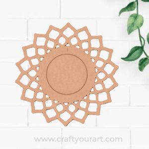Diya Tealight Holder MDF Design 38