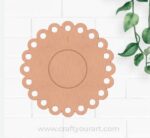 Diya Tealight Holder MDF Design 39