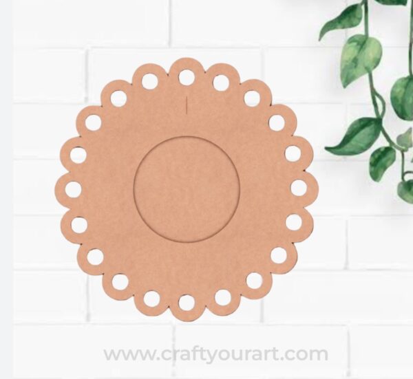 Diya Tealight Holder MDF Design 39