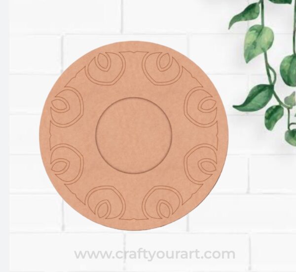 Diya Tealight Holder MDF Design 46