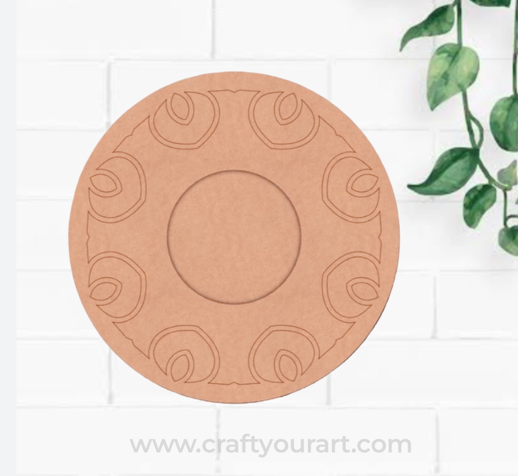 Diya Tealight Holder MDF Design 46